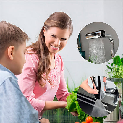 Robinet 3-în-1: rotire 360°, pulverizare, economisire!